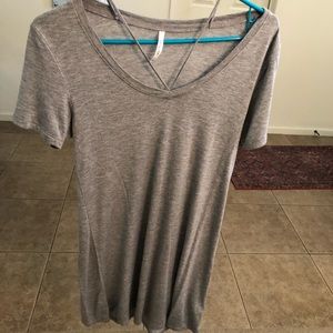 Grey T Shirt Dress